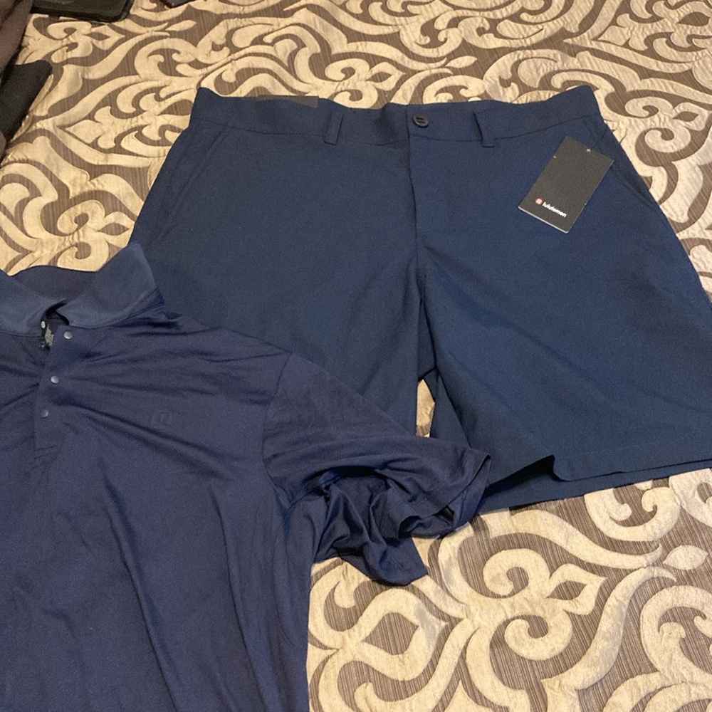 Relaxed two wheel shorts, 9 inches with top to match - Picture 3 of 6